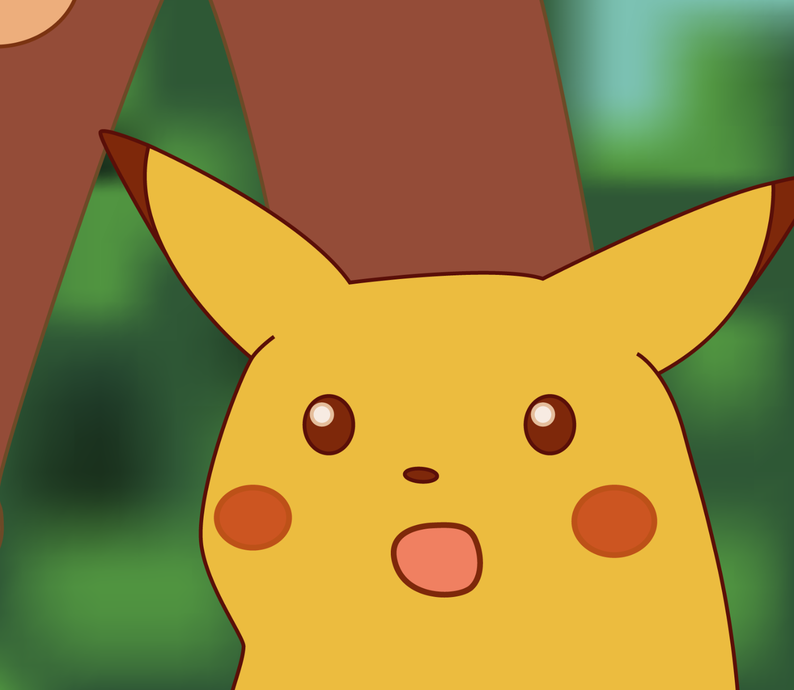 The surprised pikachu meme